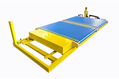 Carro de transferencia con centrado automático
