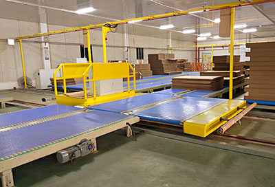 Carro de transferencia tipo lanzadera (recorrido largo) 